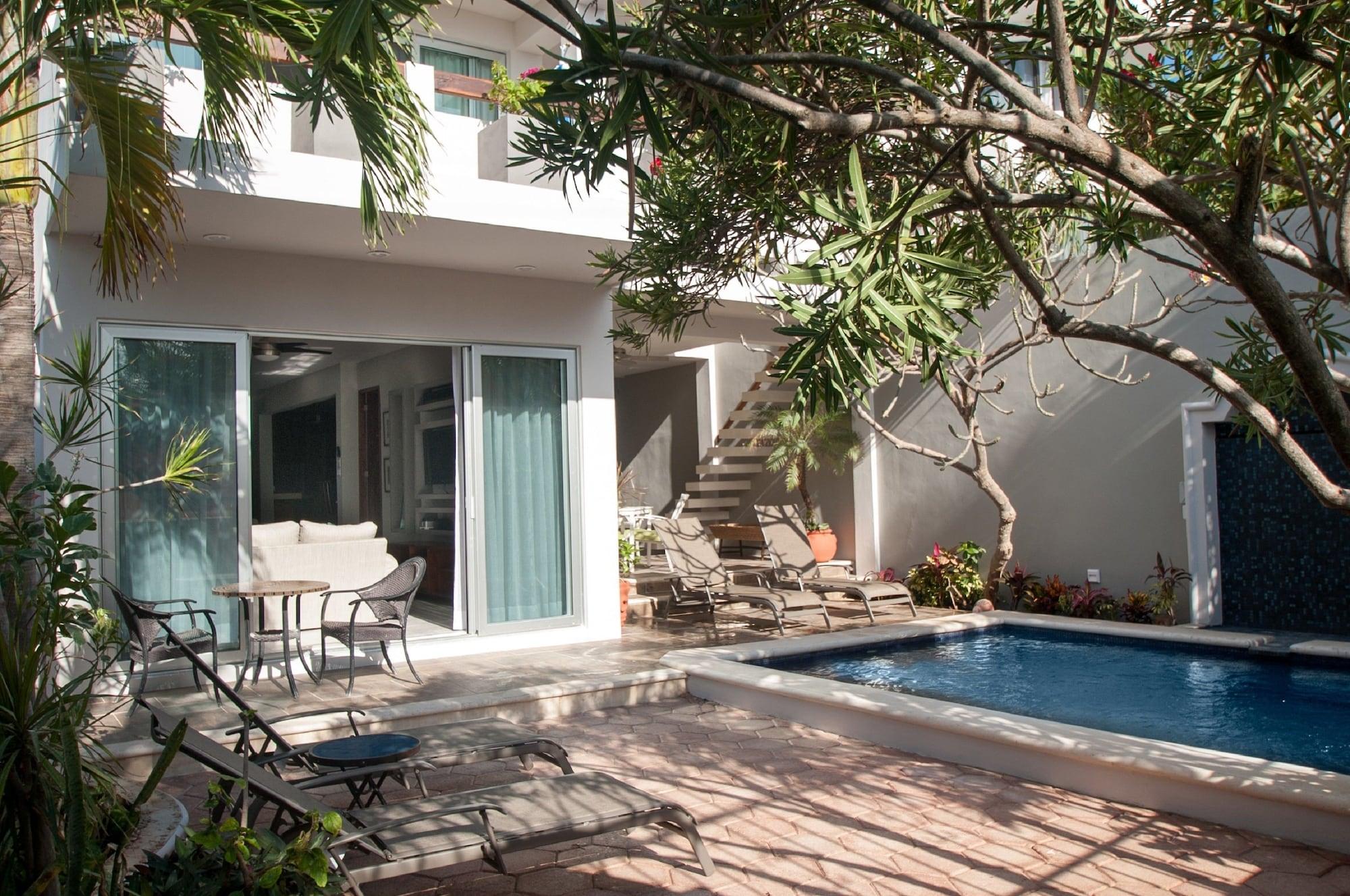 הוילה פוארטו מורלוס Casa Agua Azul מראה חיצוני תמונה